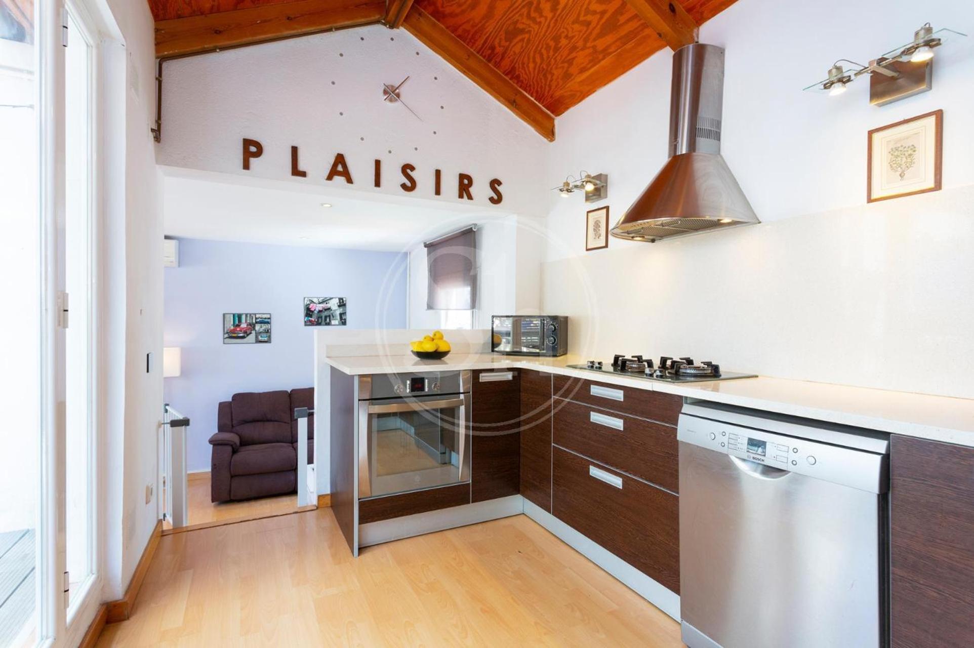 Apartamento Con Terraza En Poble Sec برشلونة المظهر الخارجي الصورة